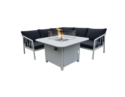 Aluminum Corner Sofa With Stove