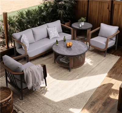 Aluminum Outdoor Sofa Set