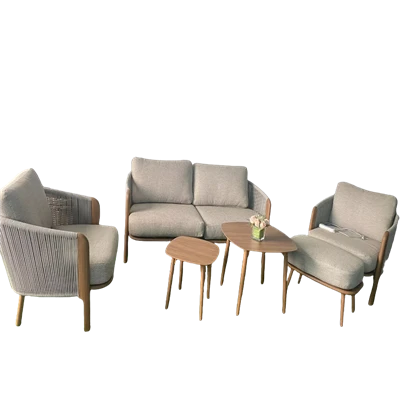 Aluminum Rope Outdoor Sofa