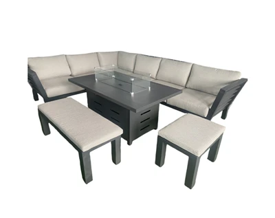 Aluminum Sofa With Stove