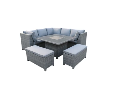 Garden Rattan Corner Sofa