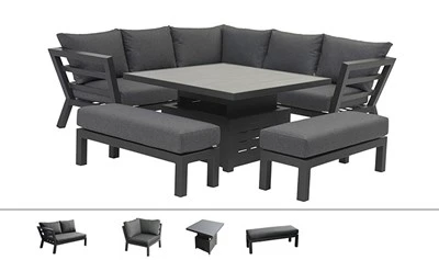 Outdoor Sofa With Fireplace
