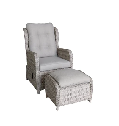 Single Person Rattan Garden Sofa And Table